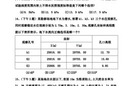 關于2021巖土工程師考試參考答案的信息