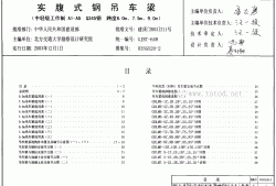 08sg5201鋼吊車梁圖集吊車梁圖集