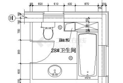 一衛改二衛生間設計公共衛生間平面圖