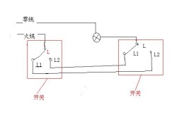 雙控開(kāi)關(guān)電路圖一燈雙控開(kāi)關(guān)電路圖