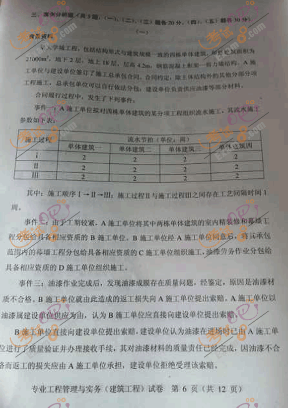 建筑工程一級建造師真題,建筑工程一級建造師真題答案  第1張