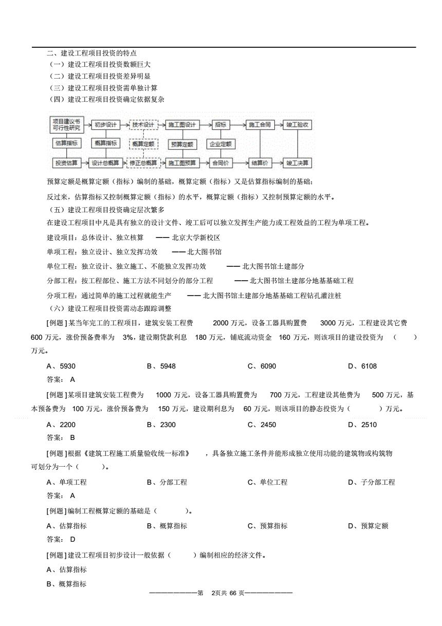 監(jiān)理工程師投資控制試題監(jiān)理工程師考試投資控制重點(diǎn)  第1張